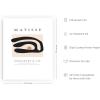 imageHAUS AND HUES Henri Matisse Paper Cutouts Abstract Poster  Matisse Art Print Art Exhibition Expressionism Art Scandinavian Matisse Black Abstract Shapes Beige Frame 16x20Wavy Leaves