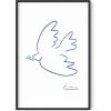 imageHAUS AND HUES Henri Matisse Paper Cutouts Abstract Poster  Matisse Art Print Art Exhibition Expressionism Art Scandinavian Matisse Black Abstract Shapes Beige Frame 16x20Dove of Peace