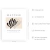 imageHAUS AND HUES Henri Matisse Paper Cutouts Abstract Poster  Matisse Art Print Art Exhibition Expressionism Art Scandinavian Matisse Black Abstract Shapes Beige Frame 16x20Silhouette Leaf