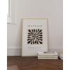 imageHAUS AND HUES Henri Matisse Paper Cutouts Abstract Poster  Matisse Art Print Art Exhibition Expressionism Art Scandinavian Matisse Black Abstract Shapes Beige Frame 16x20Black Clover
