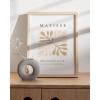 imageHAUS AND HUES Henri Matisse Prints and Posters  Matisse Paper Cutouts Art Exhibition Poster Minimalist Matisse Posters Abstract Prints Matisse Black and White Leaf Matisse Framed Beige 24x36Beige Clover