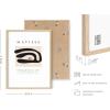imageHAUS AND HUES Henri Matisse Prints and Posters  Matisse Paper Cutouts Art Exhibition Poster Minimalist Matisse Posters Abstract Prints Matisse Black and White Leaf Matisse Framed Beige 24x36Wavy Leaves