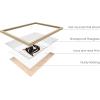 imageHAUS AND HUES Matisse Abstract Art Print  Henri Matisse Art Exhibition Poster Aesthetic Drawing Matisse Painting Cut Out Art Black Plant Clover Matisse Beige Frame 16x20Black Nude