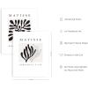 imageHAUS AND HUES Matisse Picasso With Artist Names Set of 616x20  Framed BeigeWith Titles
