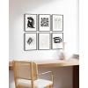 imageHAUS AND HUES Matisse Picasso With Artist Names Set of 616x20  Framed BeigeWithout Titles