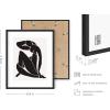 imageHAUS AND HUES Matisse Picasso With Artist Names Set of 616x20  Framed BeigeWithout Titles