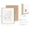 imageHAUS AND HUES Matisse Picasso With Artist Names Set of 616x20  Framed BeigeWithout Titles
