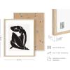 imageHAUS AND HUES Matisse Picasso With Artist Names Set of 616x20  Framed BeigeWithout Titles