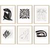 imageHAUS AND HUES Matisse Picasso With Artist Names Set of 616x20  Framed BeigeWithout Titles