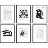 imageHAUS AND HUES Matisse Picasso With Artist Names Set of 616x20With Titles