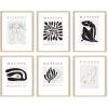 imageHAUS AND HUES Matisse Picasso With Artist Names Set of 616x20With Titles
