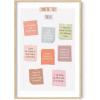 imageHAUS AND HUES Mental Health Poster  Mental Health Wall Art Psychology Posters for Therapist Office Mindfulness Posters Recovery Poster School Psychologist Gifts 12x16 UnframedNotes to Self