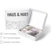imageHAUS AND HUES Pink Paris Wall Decor  Set of 4 Paris Wall Art Prints Chic Paris Bedroom Decor for Girls Aesthetic Paris Posters for Bathroom or Wall Black Frame 11x14Beige Framed