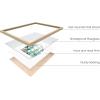 imageHAUS AND HUES Succulent Wall Art Boho Botanical Print Cactus Wall Art ampamp Botanical Poster Green Leaf Art Plant Picture Wall Art Green Succulent Picture Greenhouse Beige Frame 16x20Greenhouse
