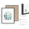 imageHAUS AND HUES Succulent Wall Art Boho Botanical Print Cactus Wall Art ampamp Botanical Poster Green Leaf Art Plant Picture Wall Art Green Succulent Picture Greenhouse Beige Frame 24x36Greenhouse