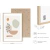 imageHAUS AND HUES Tropical Leaf Painting  Green Monstera Plant Print Modern Botanical Wall Art ampamp Leaf Decor  Black Framed 24x36Beige Shapes and Branches