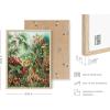 imageHAUS AND HUES Vintage Adolphe Millot Poster  Cottagecore Wall Decor Botanical Chart Vintage Plant Print Botanical Art Beige Frame 16x20Bush