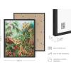 imageHAUS AND HUES Vintage Adolphe Millot Poster  Cottagecore Wall Decor Botanical Chart Vintage Plant Print Botanical Art Beige Frame 16x20Bush