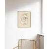 imageHaus and Hues Neutral Wall Art Minimalist Wall Decor Abstract Wall Art Geometric Modern Wall Art Abstract Wall Decor Abstract Art Prints Mid Century Art Floating Ovals and Objects Framed Beige 16x20Scribble