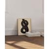 imageHaus and Hues Neutral Wall Art Minimalist Wall Decor Abstract Wall Art Geometric Modern Wall Art Abstract Wall Decor Abstract Art Prints Mid Century Art Floating Ovals and Objects Framed Beige 16x20Black Knot