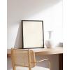 imageHaus and Hues Neutral Wall Art Minimalist Wall Decor Abstract Wall Art Geometric Modern Wall Art Abstract Wall Decor Abstract Art Prints Mid Century Art Floating Ovals and Objects Framed Beige 16x20Smoke