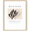 imageHAUS AND HUES Henri Matisse Paper Cutouts Abstract Poster  Matisse Art Print Art Exhibition Expressionism Art Scandinavian Matisse Black Abstract Shapes Black Frame 16x20Silhouette Leaf