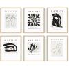 imageHAUS AND HUES Matisse Picasso With Artist Names Set of 616x20With Titles
