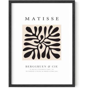 imageHAUS AND HUES Matisse Print and Art Exhibition Poster  Henri Matisse Prints and Posters Matisse Posters Walls Matisse Wall Art Matisse Blue Poster Matisse Blue Nude Framed Black 24x36Black Clover