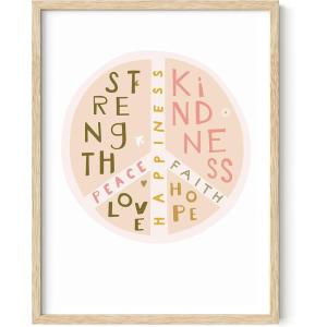 imageHaus and Hues Mental Health Posters  Emotions Poster Psychology Therapy Posters For Therapist Office Counselor Gifts Mental Health Awareness Items Positive Classroom Posters 16quot x 20quot Framed BeigeVirtues