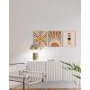 imageBlack and White Foggy Mountains Set of 316x20Mid Century Terracotta