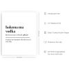 imageHAUS AND HUES Alcohol Poster Funny Wall Decor for Bar  Drink Wall Art for Bar Designs Funny Home Decor Vodka Art Alcohol Home Decor Bar Decorations for Home Hakuna Ma Vodka Unframed 24x36Hakuna Ma Vodka