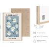 imageHAUS AND HUES Danish Pastel Wall Decor  Set of 3 Matisse Wall Art Danish Pastel Aesthetic Posters for Bedroom Abstract Art Wall Decor for Dorm Living Room Beige Frame 24x36Flower Markets