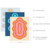 imageHAUS AND HUES Danish Pastel Wall Decor  Set of 3 Matisse Wall Art Danish Pastel Aesthetic Posters for Bedroom Abstract Art Wall Decor for Dorm Living Room Beige Frame 24x36Retro Shapes