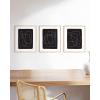 imageHAUS AND HUES Danish Pastel Wall Decor  Set of 3 MatisseInspired Prints Aesthetic Pastel Room Decor Black Frame 12x16Black Line Art