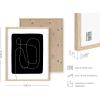 imageHAUS AND HUES Danish Pastel Wall Decor  Set of 3 MatisseInspired Prints Aesthetic Pastel Room Decor Black Frame 12x16Black Line Art
