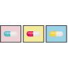 imageHAUS AND HUES Danish Pastel Wall Decor  Set of 3 MatisseInspired Prints Aesthetic Pastel Room Decor Black Frame 12x16Chill Pills