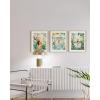 imageHAUS AND HUES Danish Pastel Wall Decor  Set of 3 MatisseInspired Prints Aesthetic Pastel Room Decor Black Frame 12x16Tropical Bohemian Watercolor