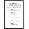 imageHAUS AND HUES Funny Bathroom Decor ampamp Prints  Kids Word Search Bathroom Art Black Framed Funny Guest Bathroom Wall Decor Powder Room Sign  24quotx36quotRatings