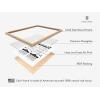 imageHAUS AND HUES Funny Bathroom Wall Art Decor Signs  Toilet Rules Maze Unframed 16x20Rules