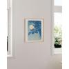 imageHAUS AND HUES Japanese Wall Art  Matsumoto Hoji Frog Framed Print Wabi Sabi Japandi Decor Japanese Frog Art for Bedroom 12x16 Black FrameCherry Blossom