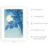 imageHAUS AND HUES Japanese Wall Art  Matsumoto Hoji Frog Framed Print Wabi Sabi Japandi Decor Japanese Frog Art for Bedroom 12x16 Black FrameCherry Blossom