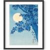 imageHAUS AND HUES Japanese Wall Art  Matsumoto Hoji Frog Framed Print Wabi Sabi Japandi Decor Japanese Frog Art for Bedroom 12x16 Black FrameCherry Blossom