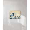 imageHAUS AND HUES Japanese Wall Art  Matsumoto Hoji Frog Framed Print Wabi Sabi Japandi Decor Japanese Frog Art for Bedroom 12x16 Black FrameGreat Wave