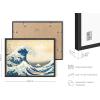 imageHAUS AND HUES Japanese Wall Art  Matsumoto Hoji Frog Framed Print Wabi Sabi Japandi Decor Japanese Frog Art for Bedroom 12x16 Black FrameGreat Wave