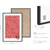 imageHAUS AND HUES Japanese Wall Art  Matsumoto Hoji Frog Framed Print Wabi Sabi Japandi Decor Japanese Frog Art for Bedroom 12x16 Black FrameKusama Circles
