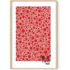 imageHAUS AND HUES Japanese Wall Art  Matsumoto Hoji Frog Framed Print Wabi Sabi Japandi Decor Japanese Frog Art for Bedroom 12x16 Black FrameKusama Circles