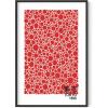 imageHAUS AND HUES Japanese Wall Art  Matsumoto Hoji Frog Framed Print Wabi Sabi Japandi Decor Japanese Frog Art for Bedroom 12x16 Black FrameKusama Circles