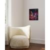 imageHAUS AND HUES Japanese Wall Art  Matsumoto Hoji Frog Framed Print Wabi Sabi Japandi Decor Japanese Frog Art for Bedroom 12x16 Black FrameNeon City