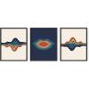 imageHAUS AND HUES Matisse Wall Art Set  3Piece Henri Matisse Prints Modern Artist Poster Collection Beige Frame 12x16Retro Layered Lips