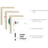 imageHAUS AND HUES Matisse Wall Art Set  3Piece Henri Matisse Prints Modern Artist Poster Collection Beige Frame 16x20Bright Abstract